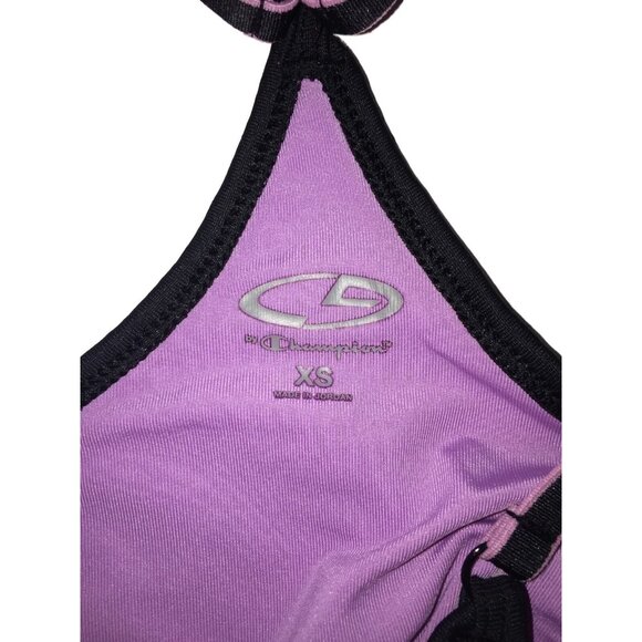 Champion Womens Racerback Top XS Purple & Black Patterned - Picture 6 of 6
